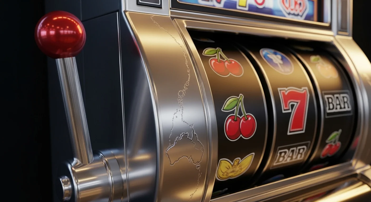 Neon casino lobby with interactive features